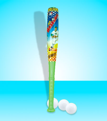 网袋棒球配三球