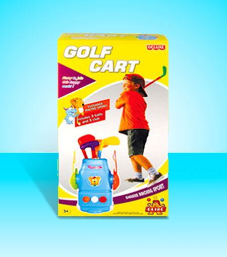 彩盒高尔夫手推车