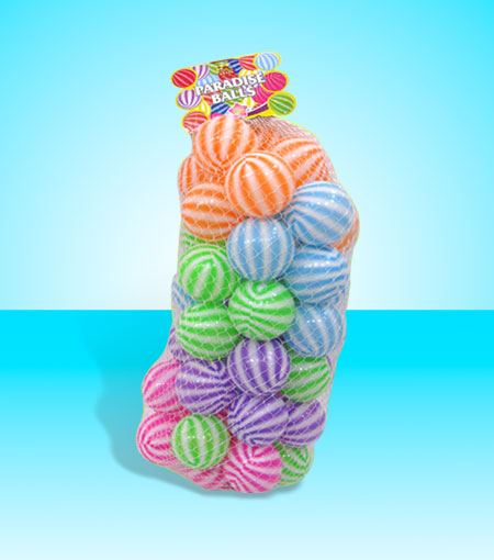 网袋50粒庄7CM双色乐园球