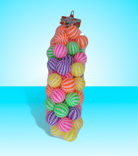 网袋50粒8CM双色乐园球